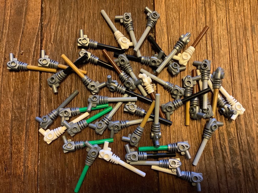 Lego Space Ray Gun + lasers 44 stuks / 392-11, Lego, Ophalen of Verzenden, Zo goed als nieuw, Space
