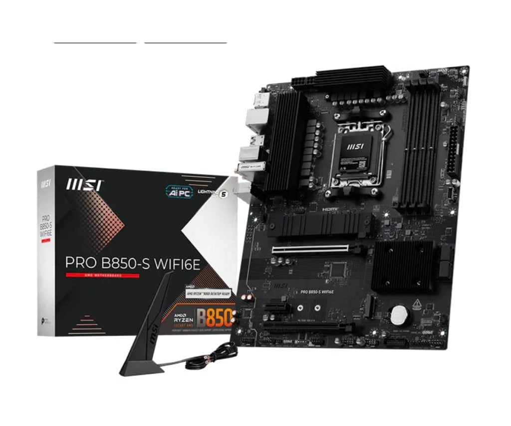 MSI PRO B850-S WiFi6E Retail AMD AM5, DDR4, Nieuw, Ophalen of Verzenden, Micro-ATX