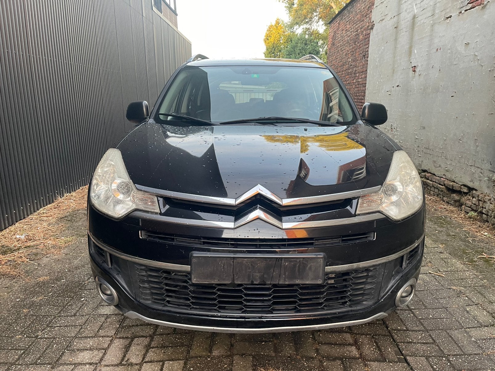 Citroen C-crosser 2.2HDI met 7 zitplaatsen (4x4), Auto's, Citroën, C-Crosser, Zwart, Leder, Particulier