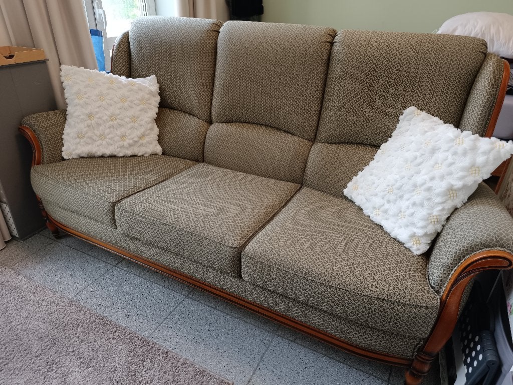 Antieke/retro 3-zit zetel, Huis en Inrichting, Ophalen, Klassiek, 150 tot 200 cm, Driepersoons