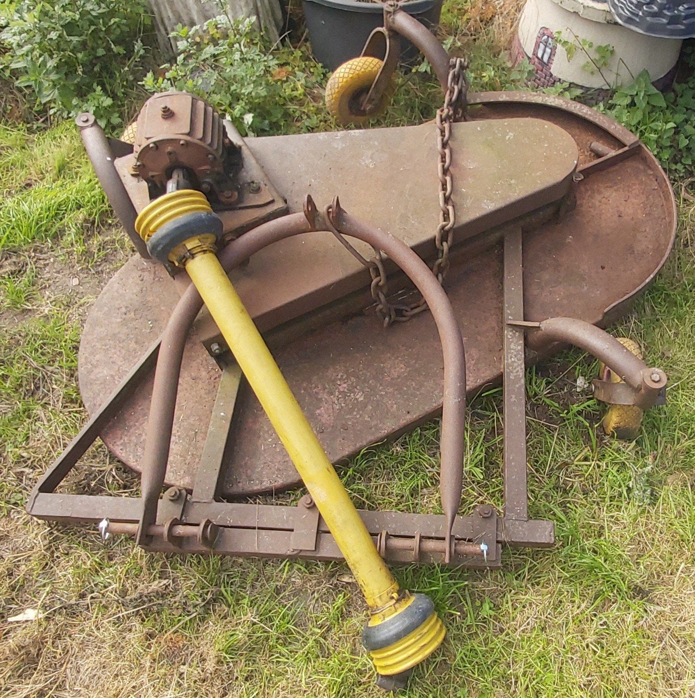 Cirkelmaaier weidebloter voor Tractor, Ophalen