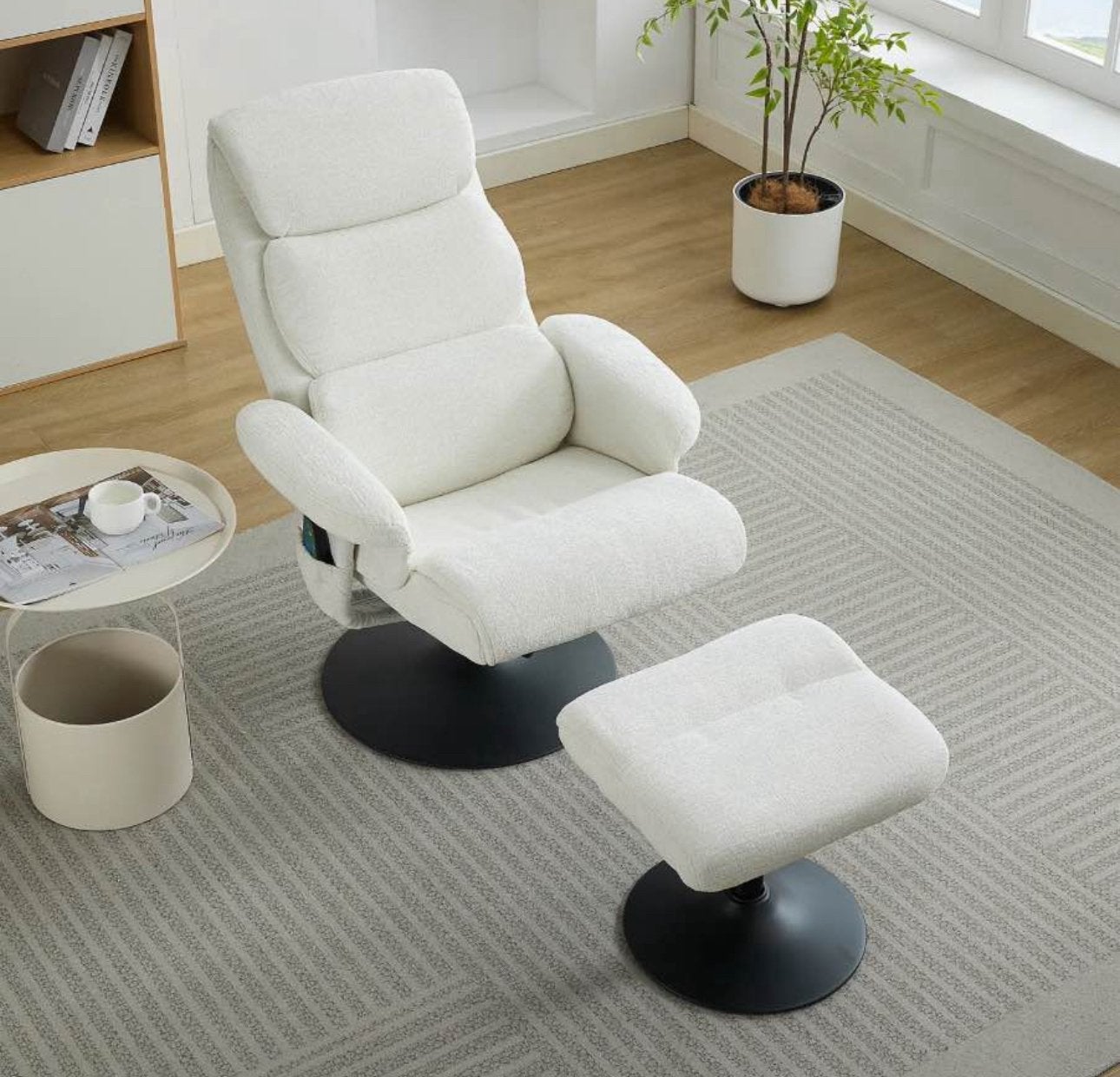 Fauteuil relax massage avec telecommande et chaleur, Enlèvement, Tissus