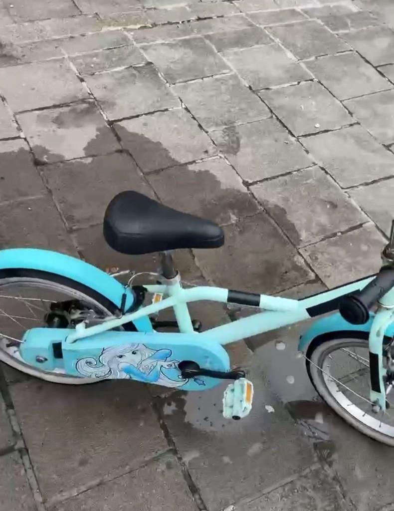 Kinderfiets b-twin 16 inch, Fietsen en Brommers, Ophalen, Zo goed als nieuw, 16 tot 20 inch, Btwin
