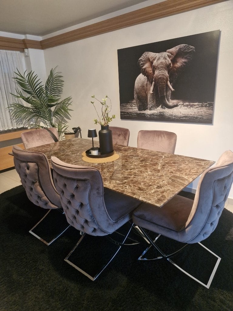 Table à manger, Maison & Meubles, Tables | Tables à manger, Comme neuf, Enlèvement, Modern/ landelijk, 200 cm ou plus