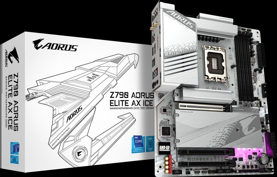 Z790 AORUS ELITE AX ICE + I9-14900KF, Informatique & Logiciels, Cartes mères, Enlèvement ou Envoi