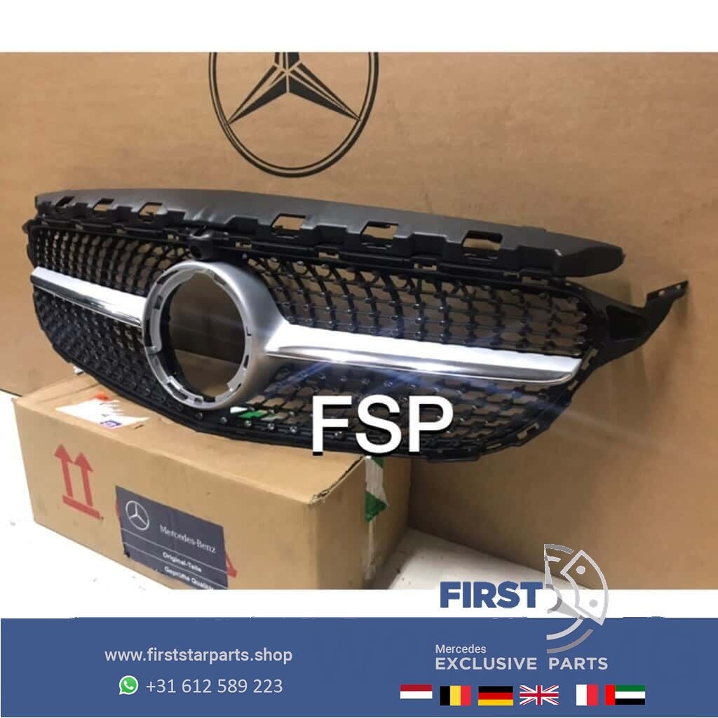 W205 C205 FACELIFT C43 AMG DIAMOND GRIL ORIGINEEL Mercedes C, Utilisé, -, -, Enlèvement ou Envoi