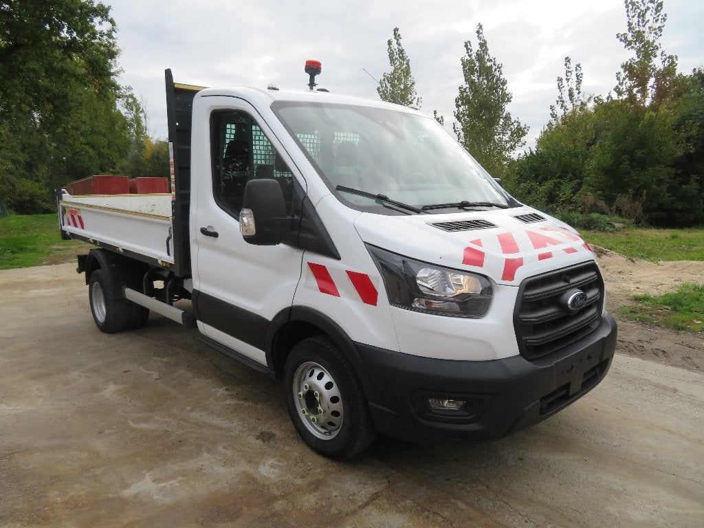 Ford Transit 2.0TDCi Kipper - 24.500km - 2024 - €6d, 1995 cc, 4 cilinders, Wit, Bedrijf