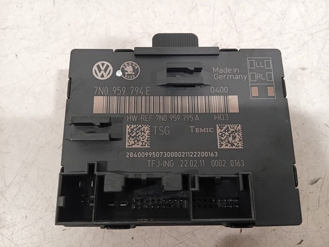 Computer centrale vergrendeling Seat Alhambra, Onderdelen@venauto.nl, Van der Ven Autorecycling B.V., Gebruikt, Ettenseweg 76, 4706 PB Roosendaal, The Netherlands