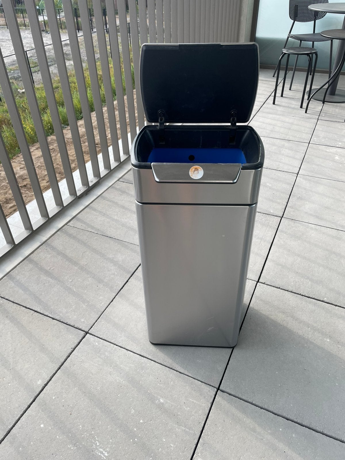 Simplehuman vuilbak, Ophalen, Gebruikt, Inox, 50 – 75