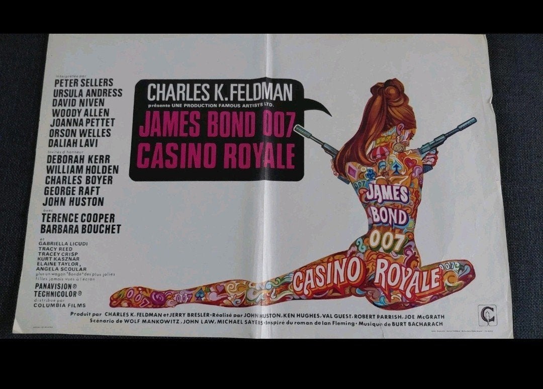Casino Royale originele Belgische poster, Ophalen of Verzenden