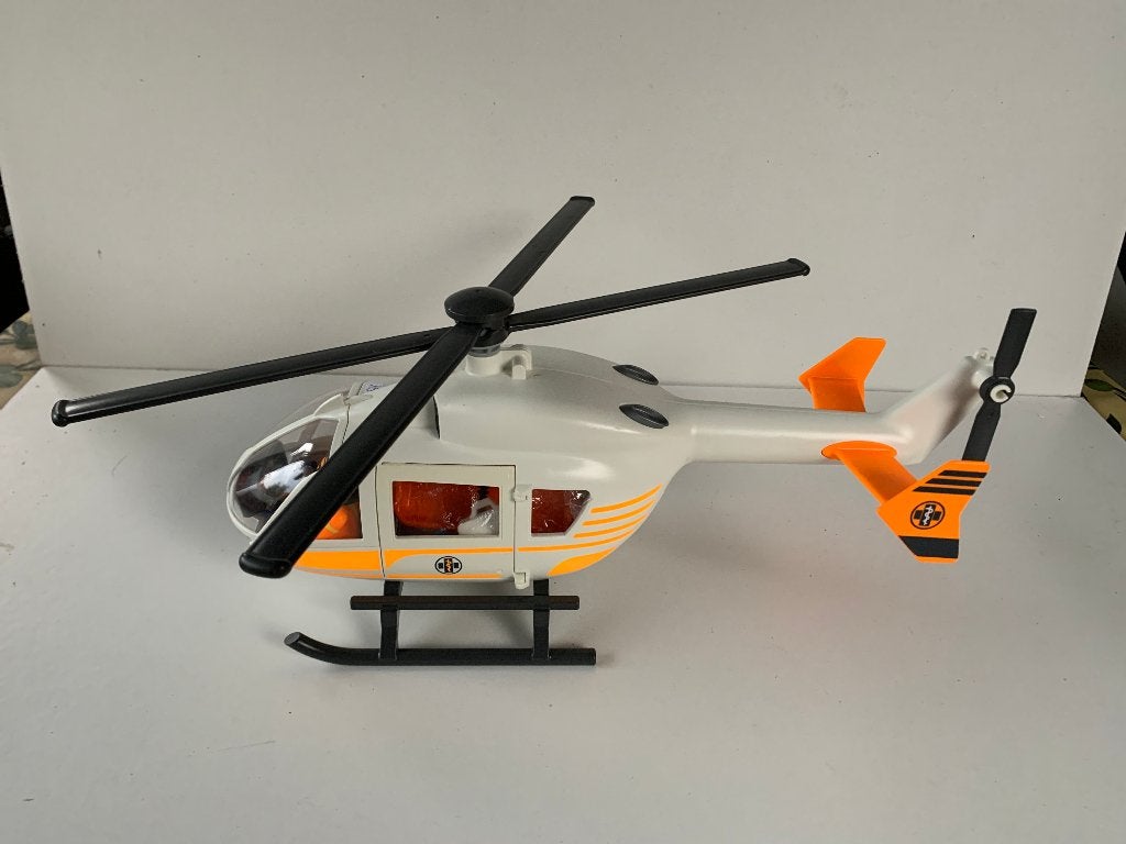 PLAYMOBIL: MEDISCHE HELICOPTER, Losse onderdelen, Voertuig, Ophalen of Verzenden, Zo goed als nieuw