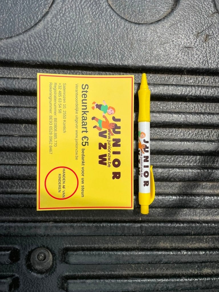Verkoop steunkaarten
