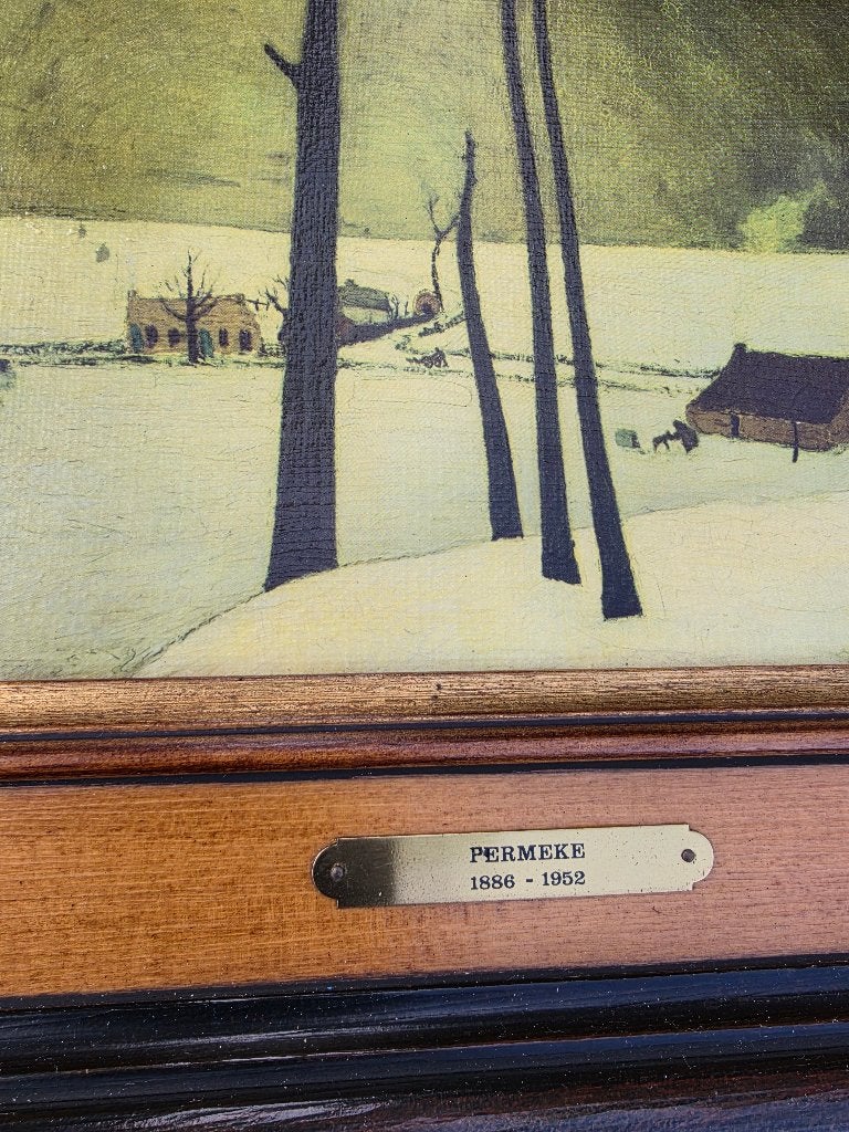 peinture Constant Permeke, Enlèvement, Paysage, Toile