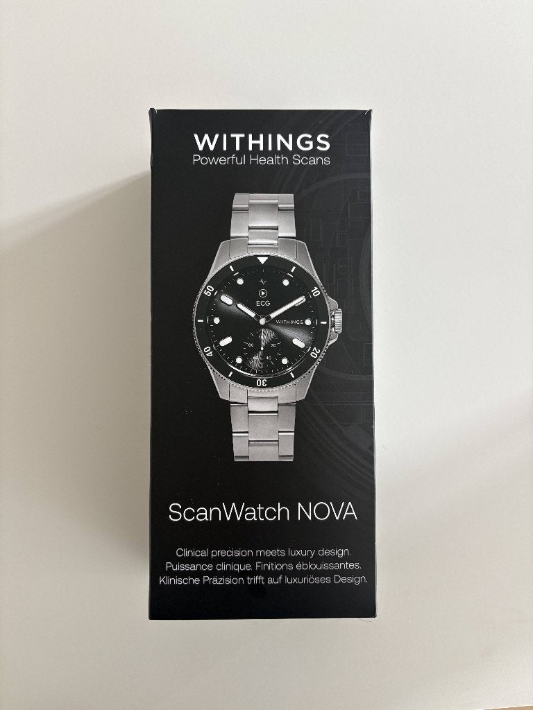 Withings Scanwatch Nova, Ophalen, Conditie, Withings, Zwart