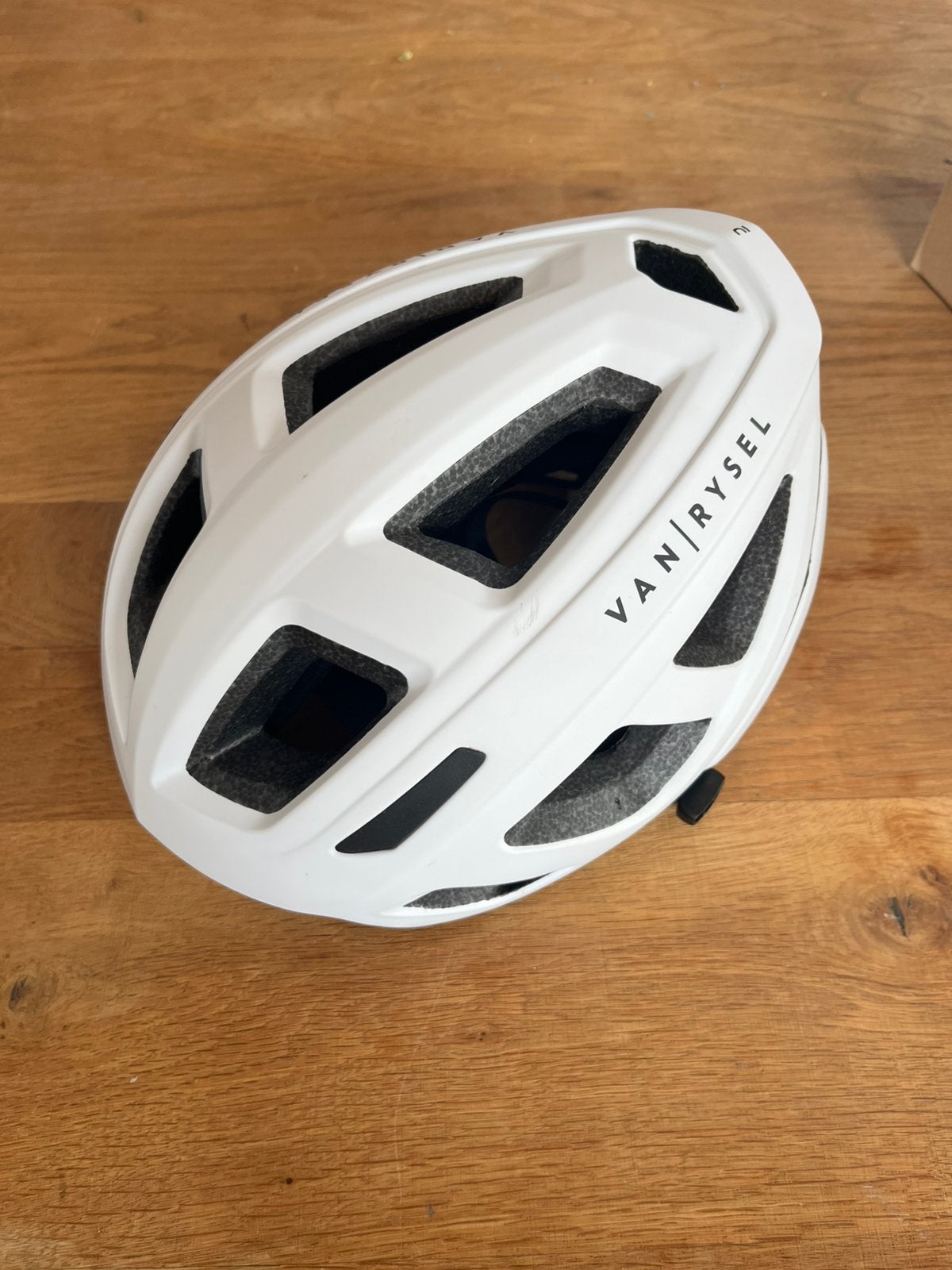 Van Rysel Roadr 500 helm wit L, Fietsen en Brommers, Fietsaccessoires | Fietshelmen, Gebruikt, Heer of Dame, L, Ophalen