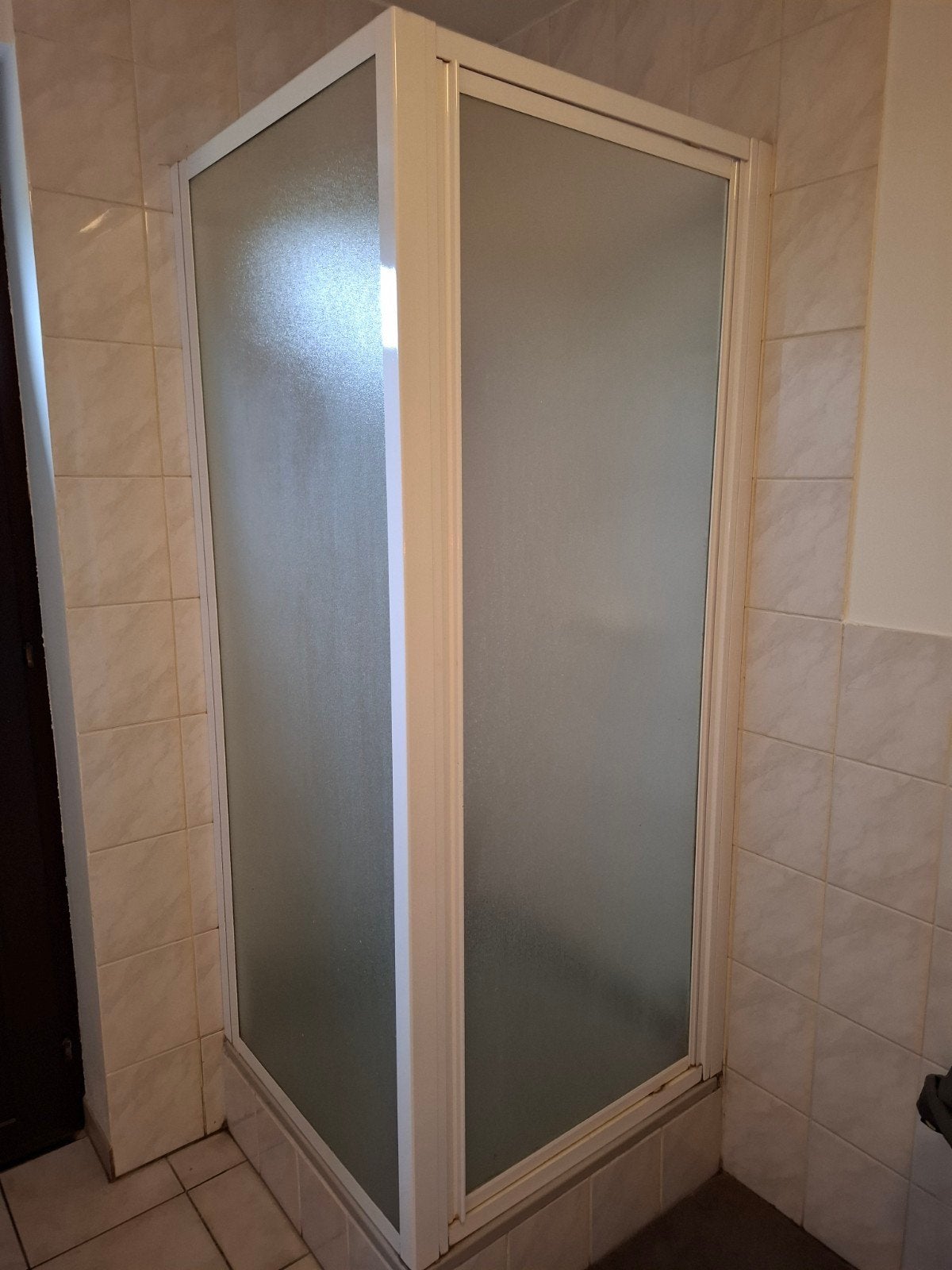 douchescherm en deur 80x800, Ophalen, Gebruikt