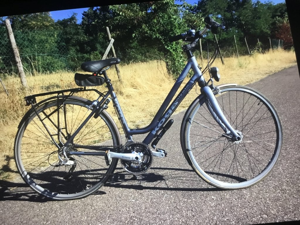 Damesfiets, Ophalen