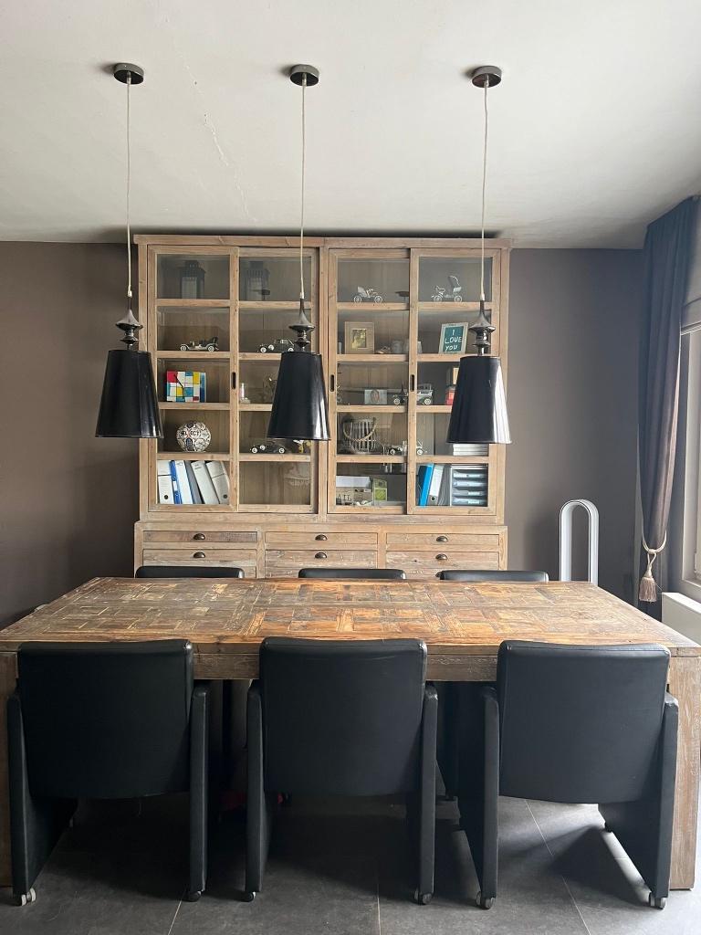 Landelijke eetkamer met 6 stoelen, Landelijk modern, Cinq personnes ou plus, Enlèvement, Utilisé