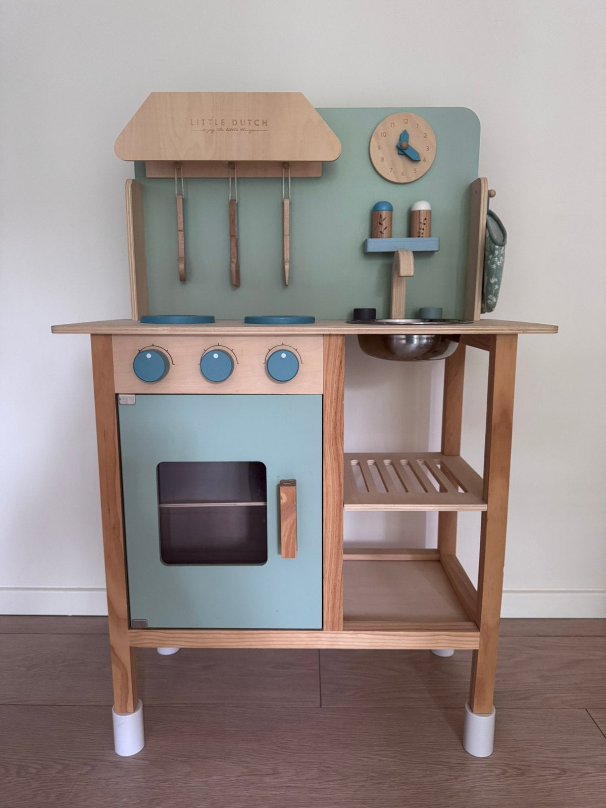 Little Dutch houten speelkeuken + uitgebreide accessoireset, Ophalen, Zo goed als nieuw, Hout, Speelkeuken