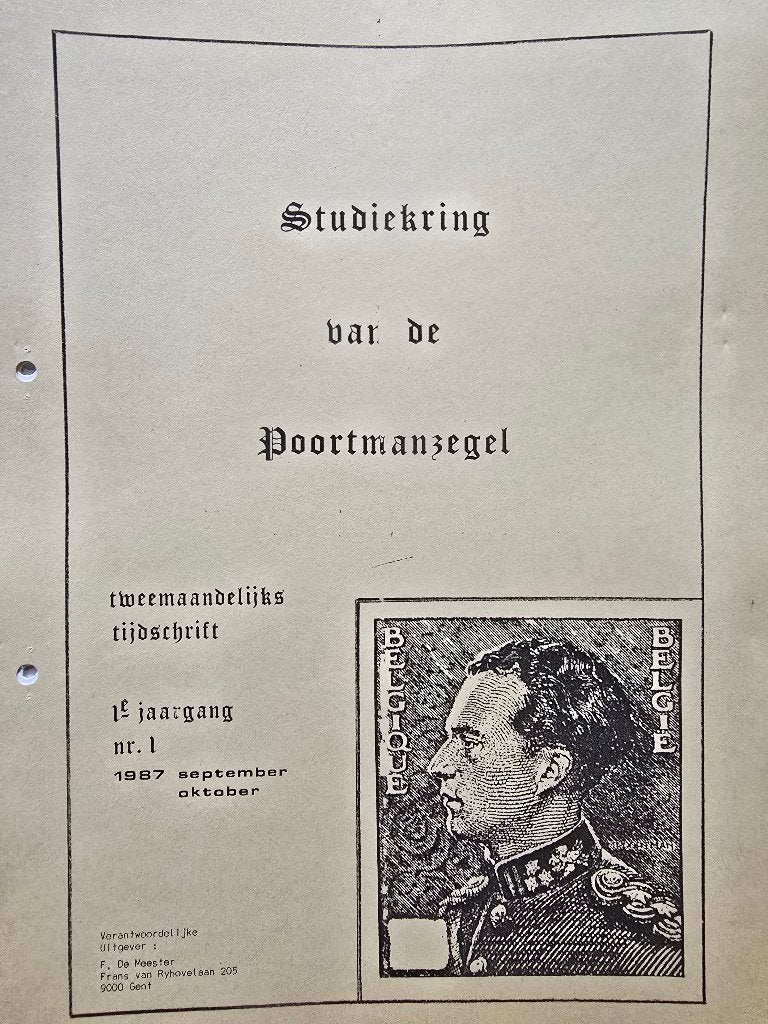 Tijdschrift Studiekring van de Poortmanzegel 1987-2020, Postzegels en Munten, Ophalen