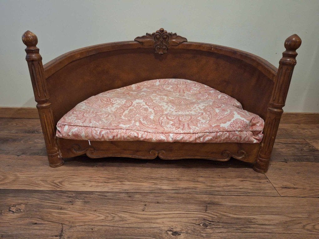Antiek houten hondenbed, Ophalen