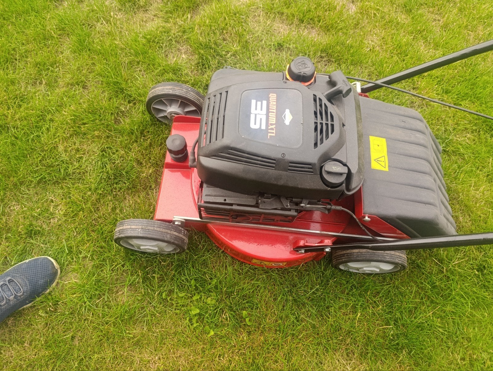 nieuwe grasmaaier, Jardin & Terrasse, Tondeuses à gazon, Tondeuse rotative, 40 à 49 cm, Enlèvement, Sac de ramassage