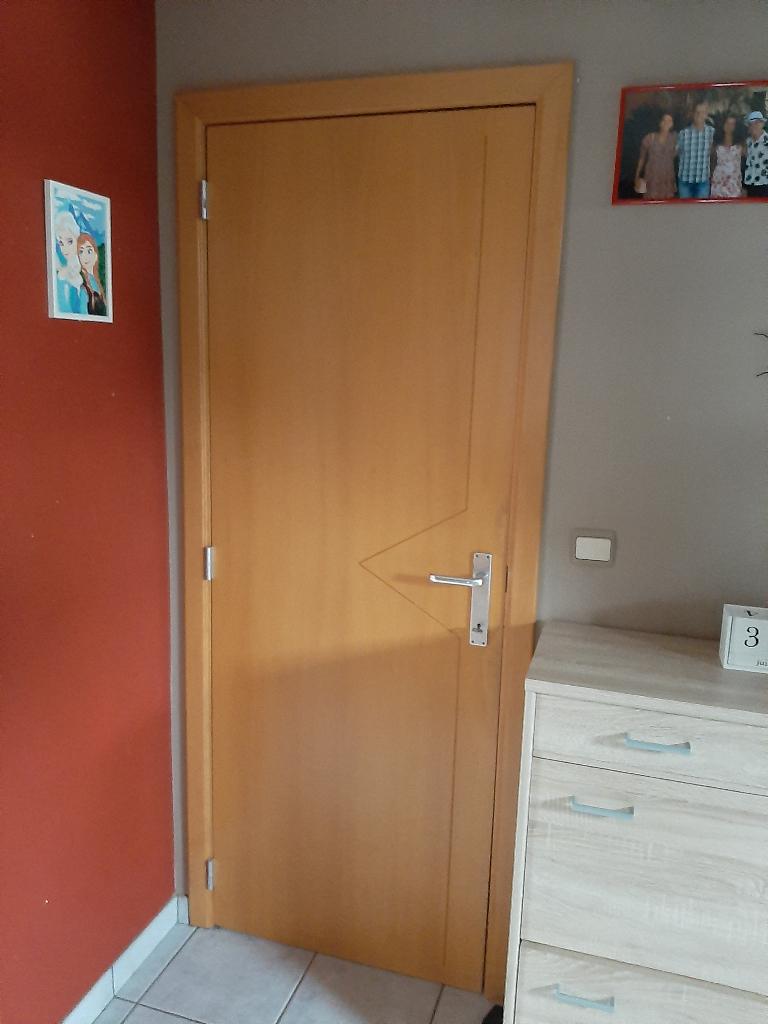 Porte plaqué hêtre avec dessin, Maison & Meubles, Enlèvement