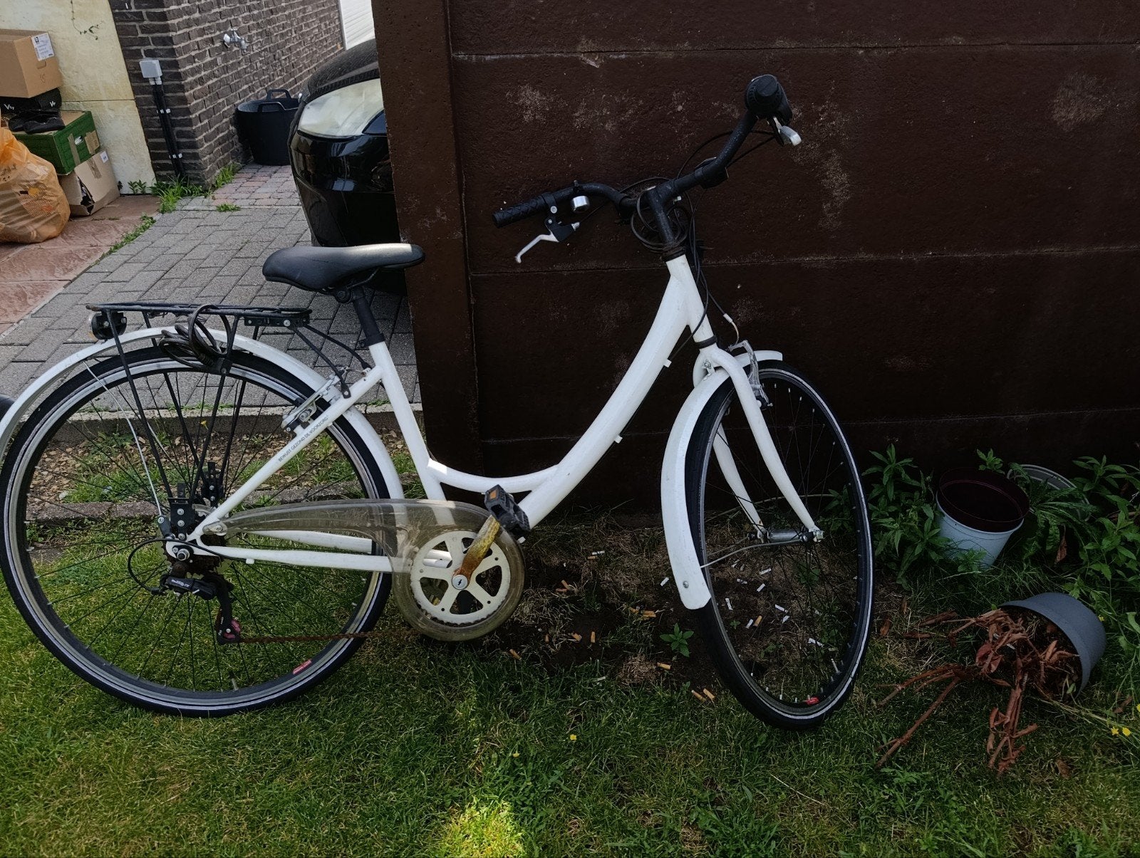 Witte fiets voor kinderen vanaf 10-14, Ophalen, Zo goed als nieuw