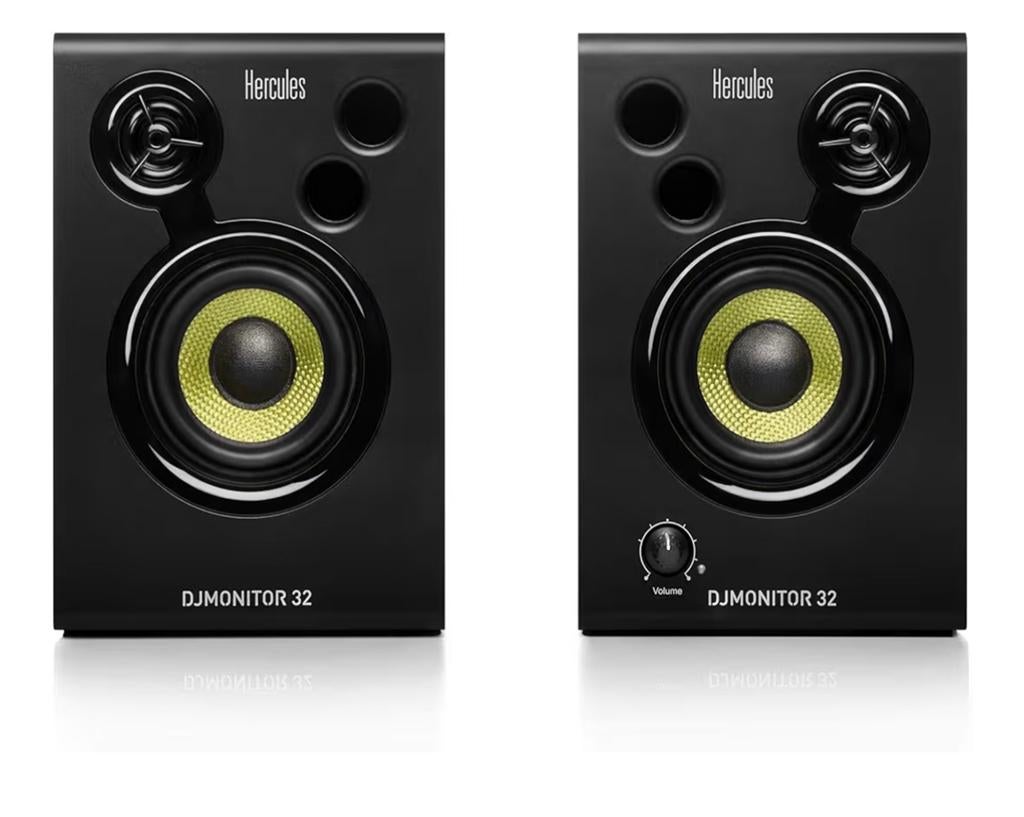 Dj set met hercules controller en dj monitor 32 boxen, Computers en Software, Pc speakers, Ophalen, Zo goed als nieuw