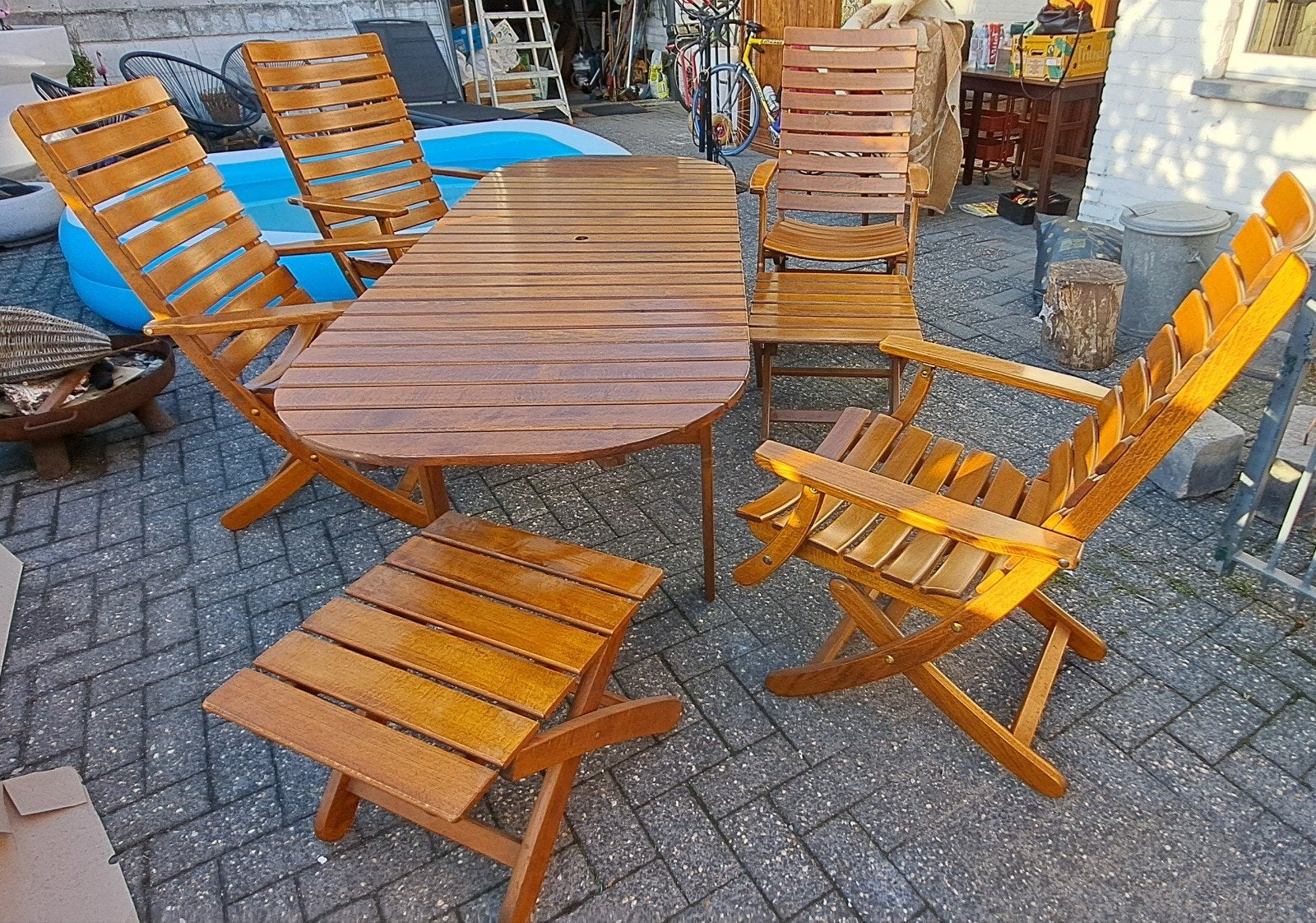 fisher möbel tuinset, Tuin en Terras, Tuinsets en Loungesets, Tuinset, Ophalen