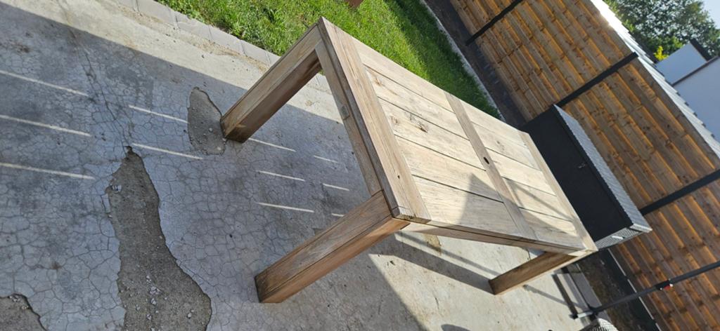 Teak houten tafel, Tuin en Terras, Ophalen