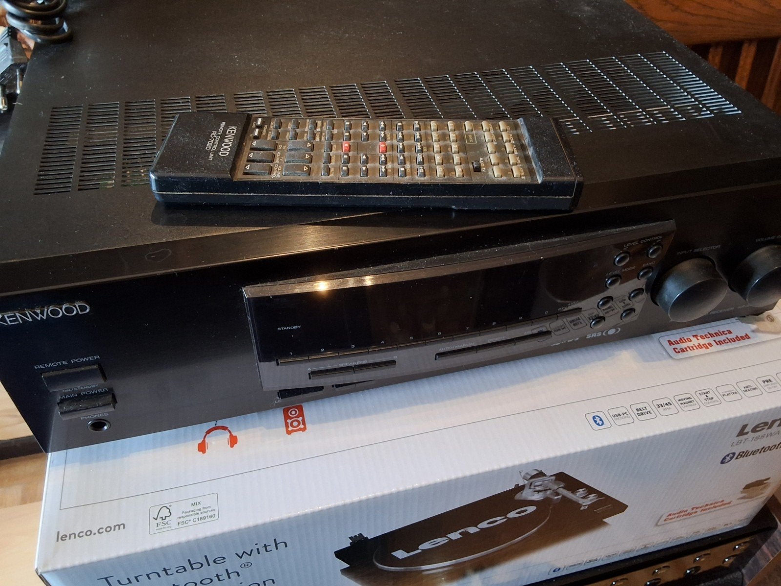 Kenwood tuner versterker met afstandbediening, Ophalen