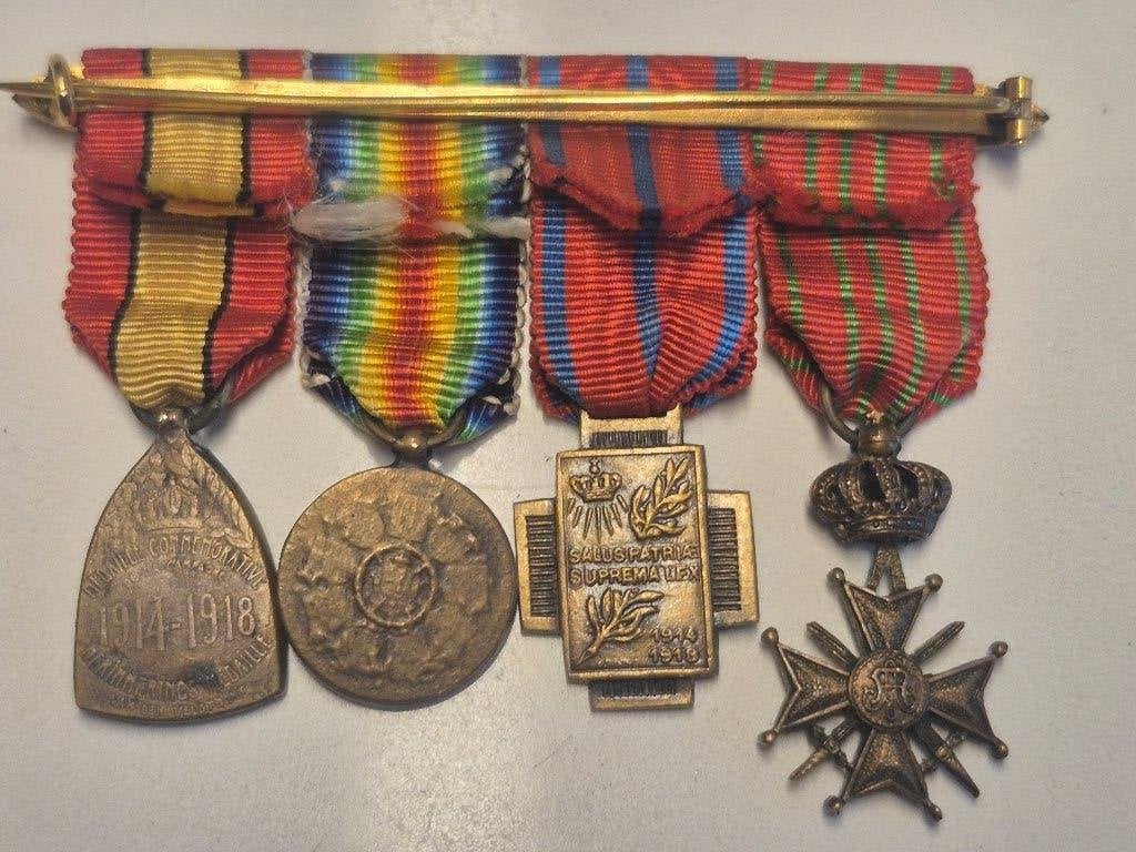 WW1 MEDAILLES BELGE 14/18 ET 40/45, Collections, Enlèvement ou Envoi, Armée de terre
