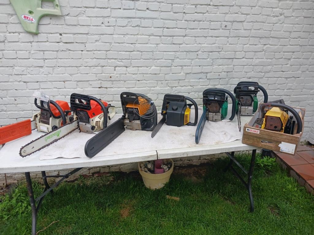 Kettingzagen, Ophalen, Stihl, Gebruikt, 70 mm of meer