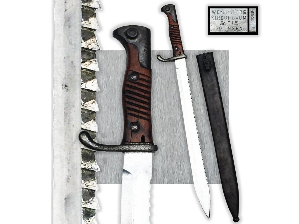 🚨Rare BAIONNETTE G98 PRUSSIENNE Dents de scie 1917, Collections, Envoi, Armée de terre, Épée ou sabre
