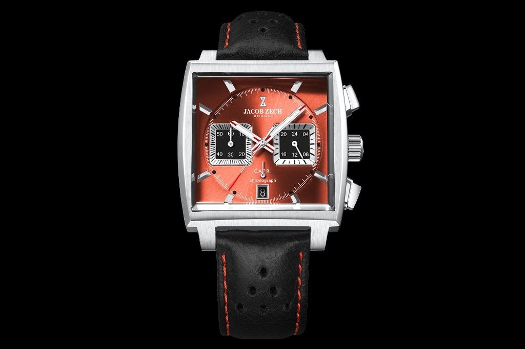 Montre pour homme Jacob Zech NEUVE, Autres marques, Cuir, Acier, Enlèvement