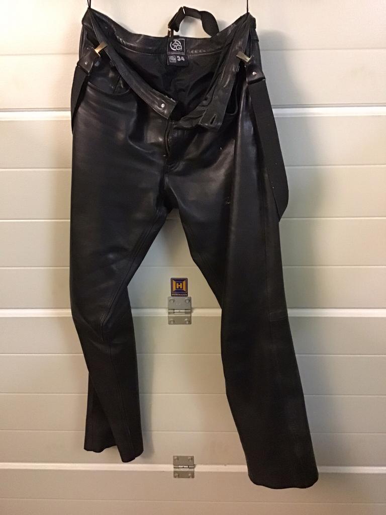 Lederen jeansmodel, Ophalen, Tweedehands, Broek | leer