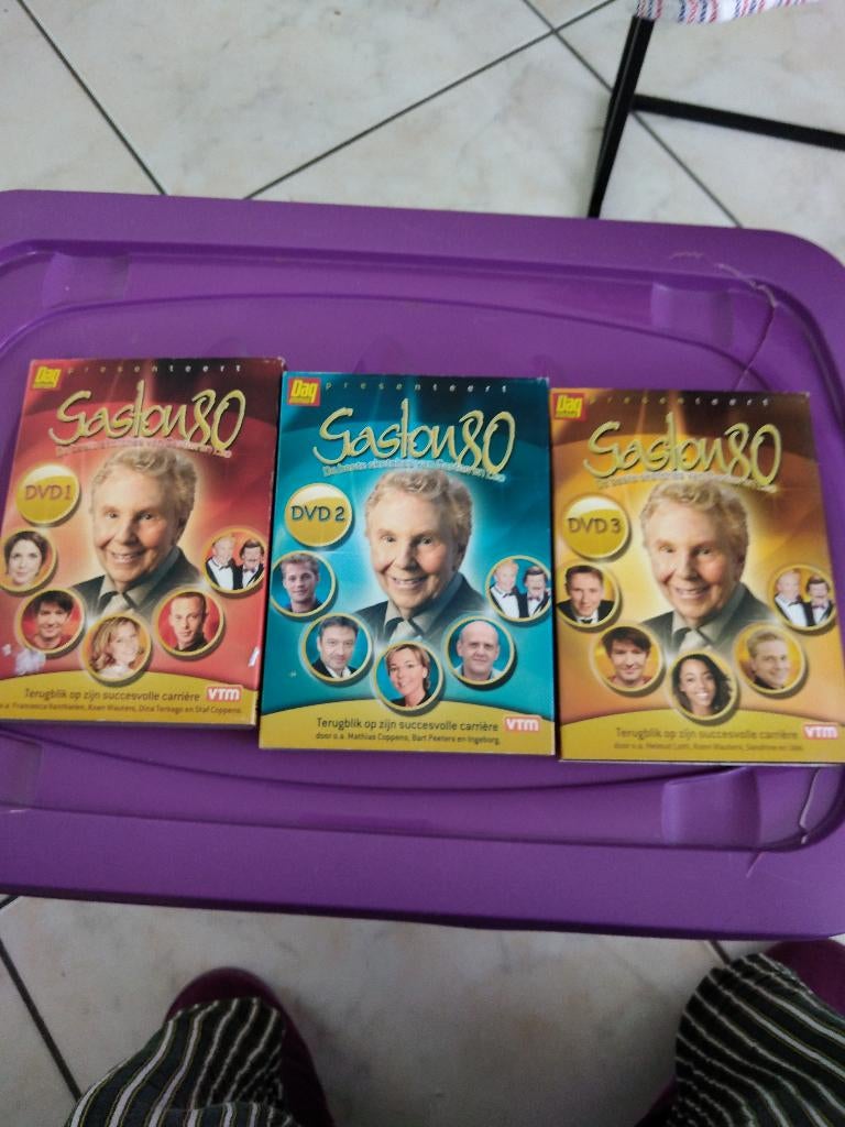 dvd,s gaston en leo, Ophalen