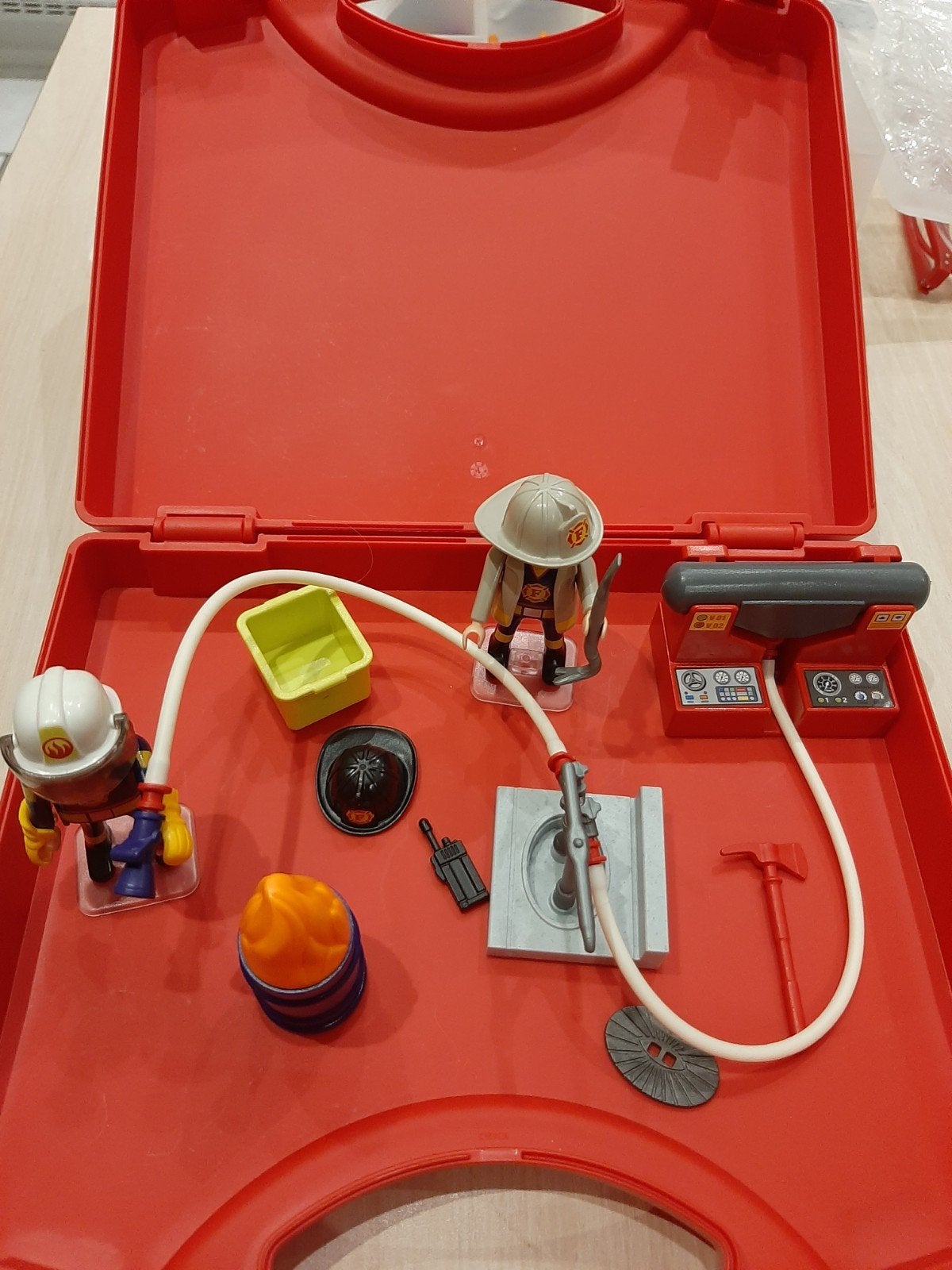Playmobil meeneem box brandweer, Hobby en Vrije tijd, Scrapbooking, Ophalen of Verzenden