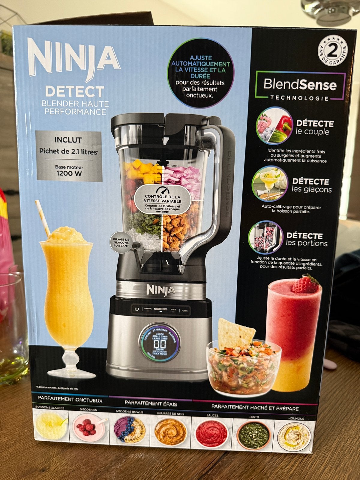 Ninja pulse sense detect blender, Electroménager, Enlèvement, Comme neuf, Mélangeur