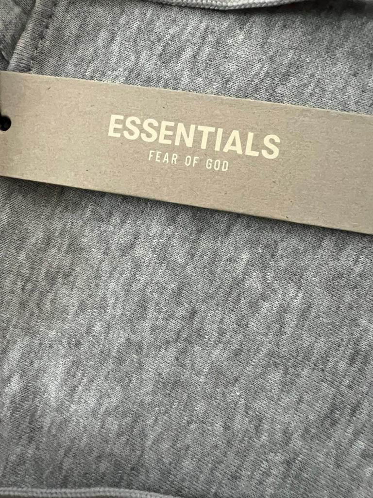 Essentials Fear of God grijze hoodie + broek set maat M, Kleding | Heren, Verzenden, Zo goed als nieuw, Maat 48/50 (M)