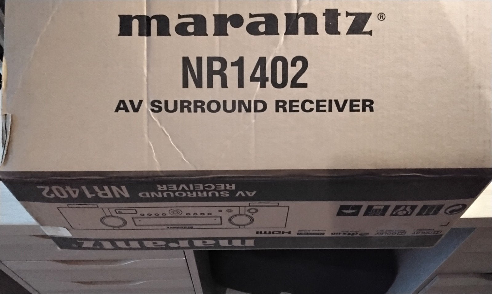 Marantz receiver NR1402 en Harman Kardon 9BQ/230 speakers, Ophalen