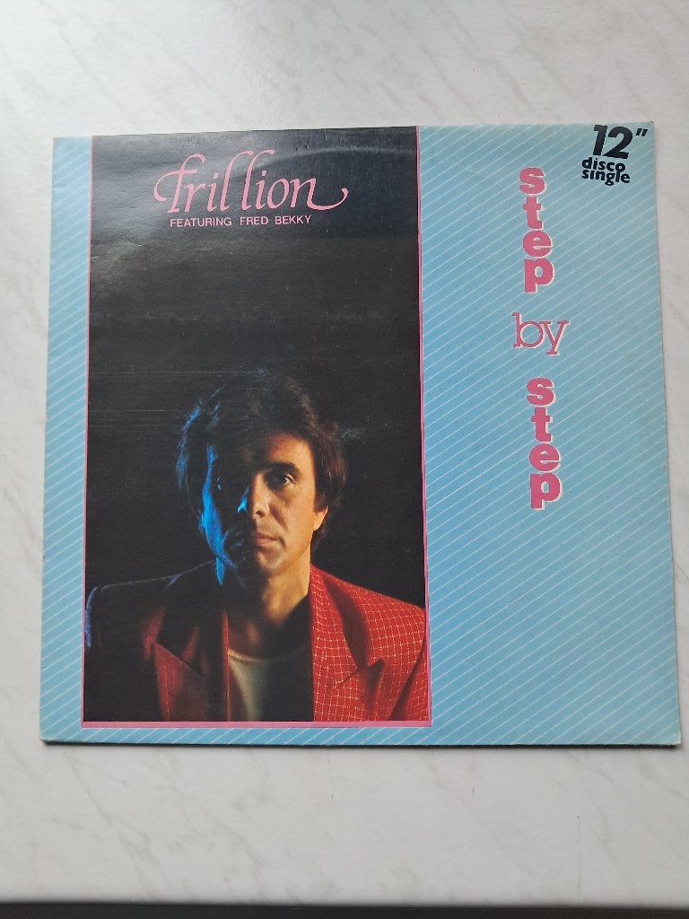 Trillion : Step By Step (12")  belpop synthpop, Cd's en Dvd's, Ophalen of Verzenden, Synthpop