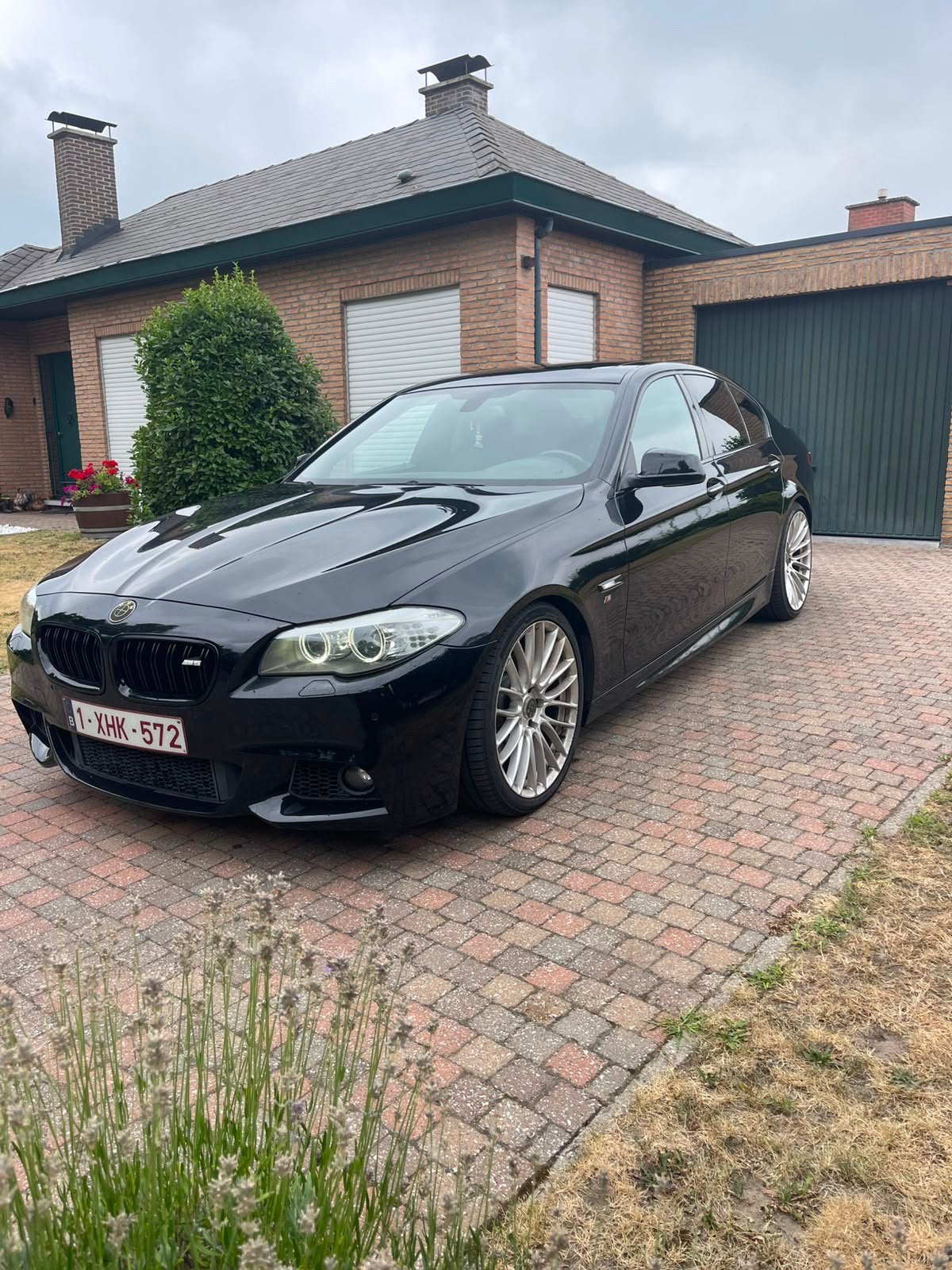 BMW 520d M Sport – 2013 – 228.542 km – Zeer nette staat, Auto's, BMW, Automaat, Achterwielaandrijving, Zwart, Zwart