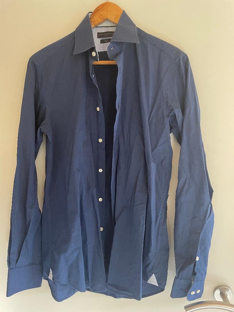 Hemd Tommy Hilfiger maat S, Kleding | Heren, Overhemden, Blauw, Halswijdte 38 (S) of kleiner, Ophalen of Verzenden, Zo goed als nieuw