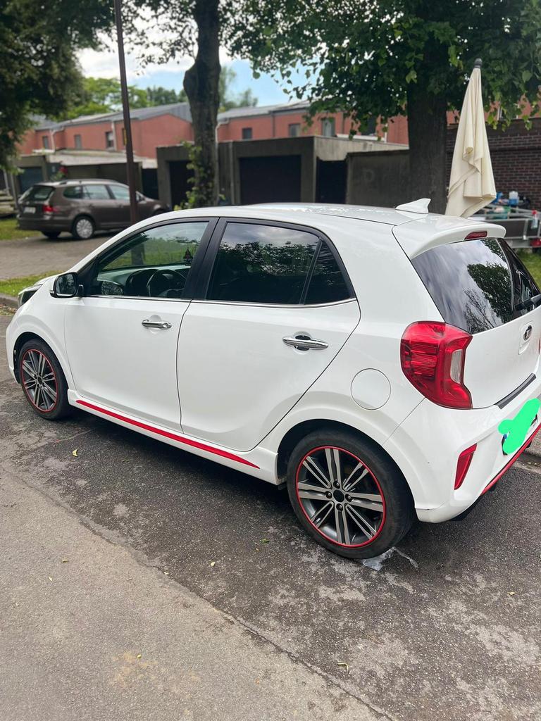 Kia picanto gt line 2019, Auto's, Euro 6, Wit, Leder, Overige kleuren