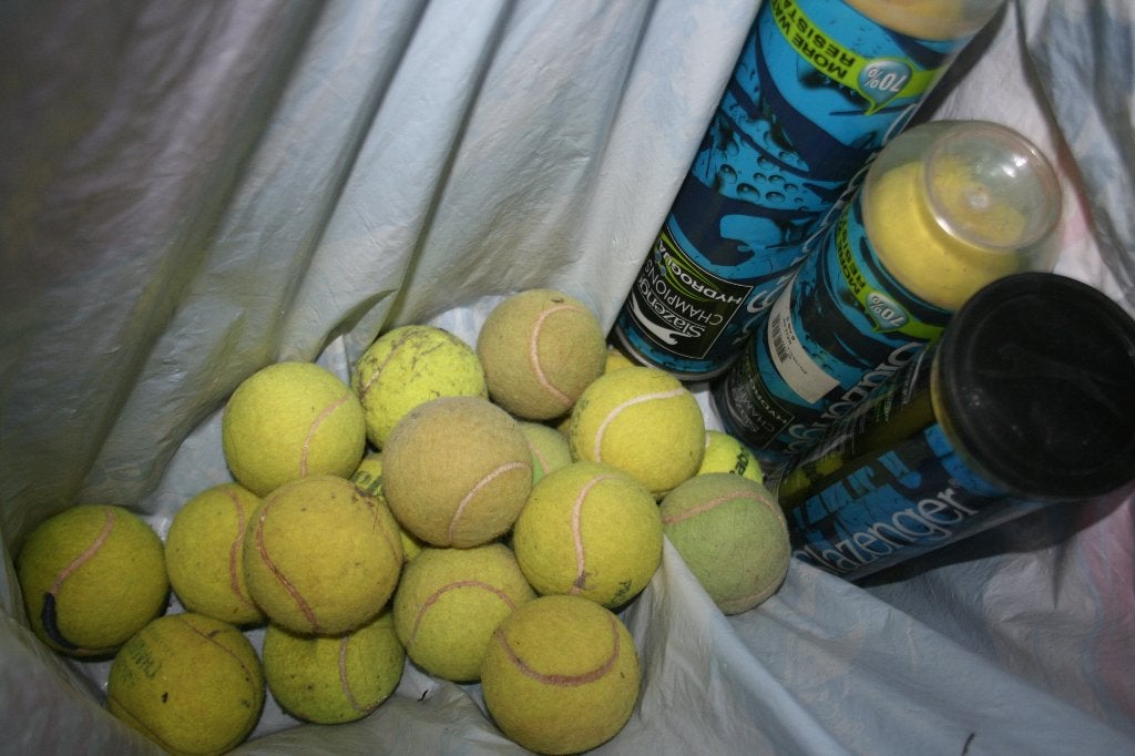 lot de balles de tennis, Animaux & Accessoires, Enlèvement, Utilisé, Balles pour chien