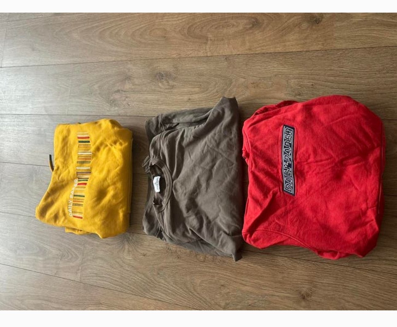 Daily Paper hoodies + Stone Island trui, Ophalen of Verzenden, Zo goed als nieuw, Maat 46 (S) of kleiner, Geel