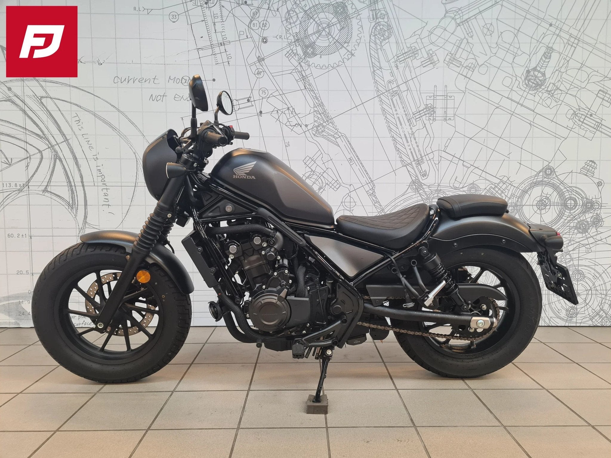 Honda CMX 500 Rebel SE (bj 2022), Motoren, Chopper, Bedrijf, 12 t/m 35 kW, 500 cc