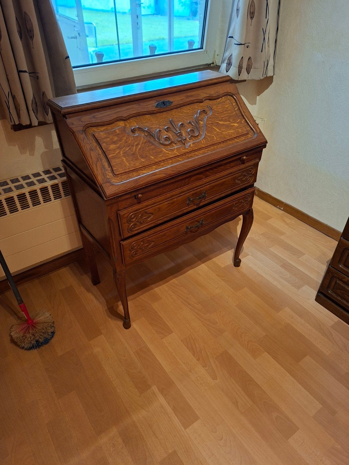 Antieke secretaire Queen Ann stijl, Ophalen